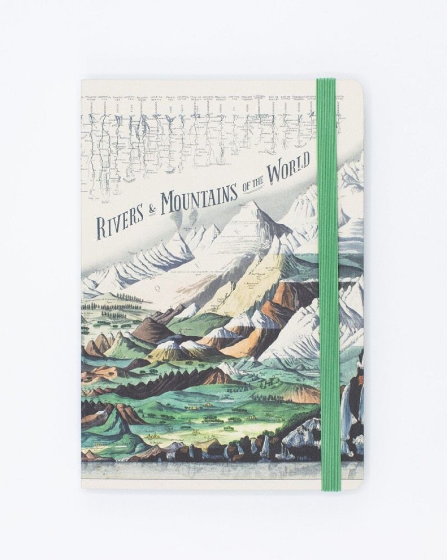 Notebooks Cognitive Surplus | Rivers & Mountains A5 Notebook - Hiking Journal