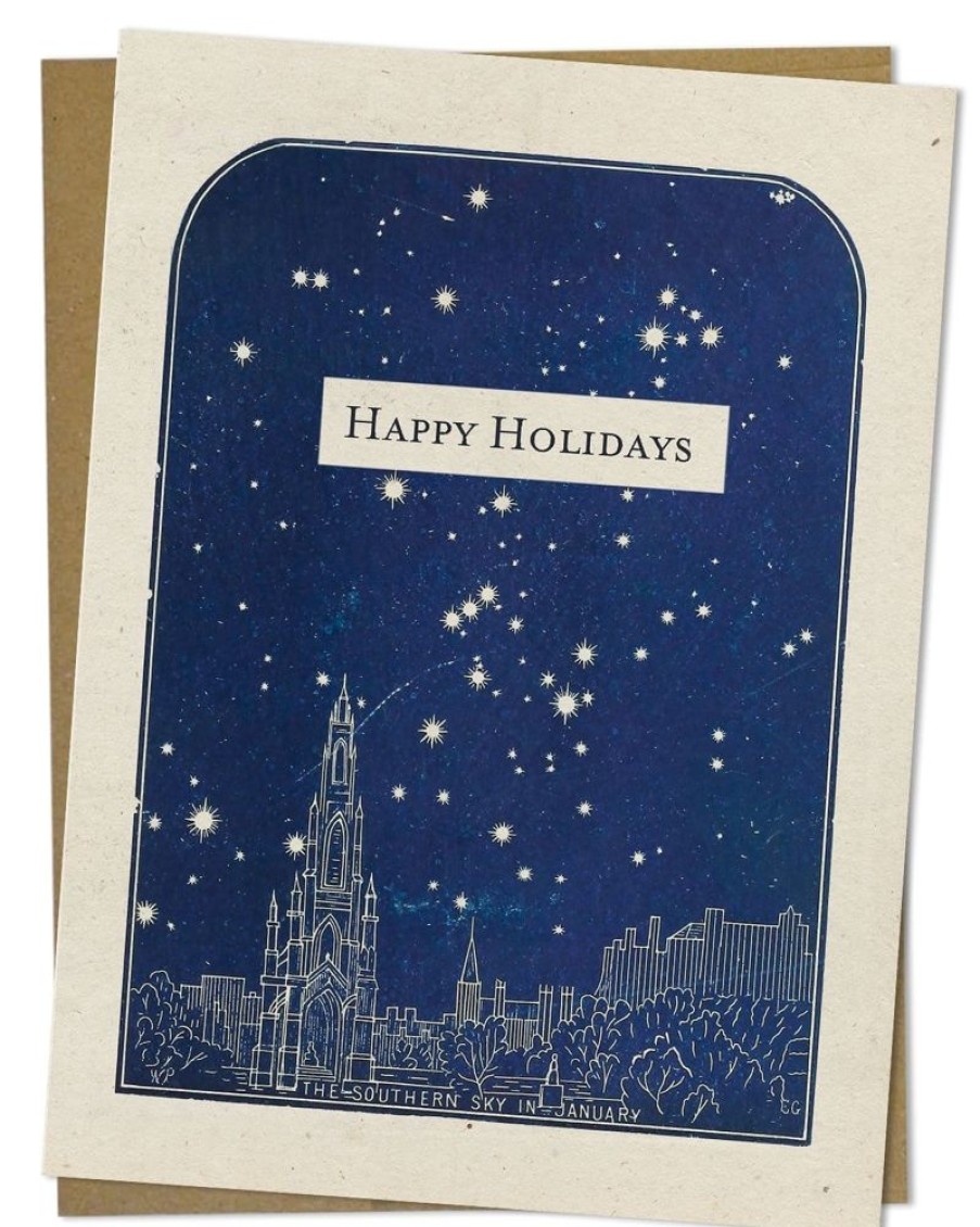 Stationery Cognitive Surplus | Happy Holidays Card - Star Chart Greeting Card | Cognitive Surplus