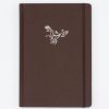 Notebooks Cognitive Surplus | Paleontology - Dinosaur A5 Hardcover Notebook - Dotted Lines Earth Brown