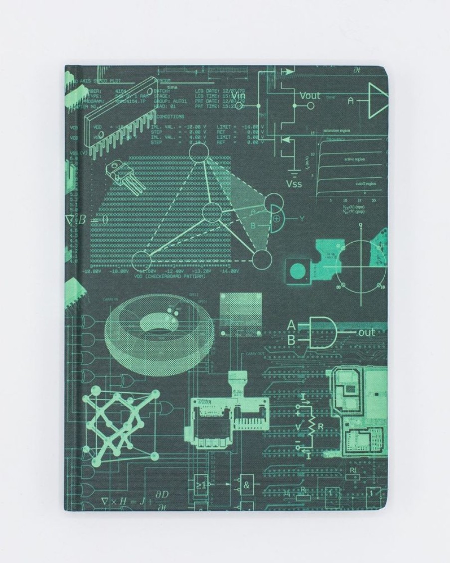 Notebooks Cognitive Surplus | Electronics Engineering - Hardcover | Math Gift