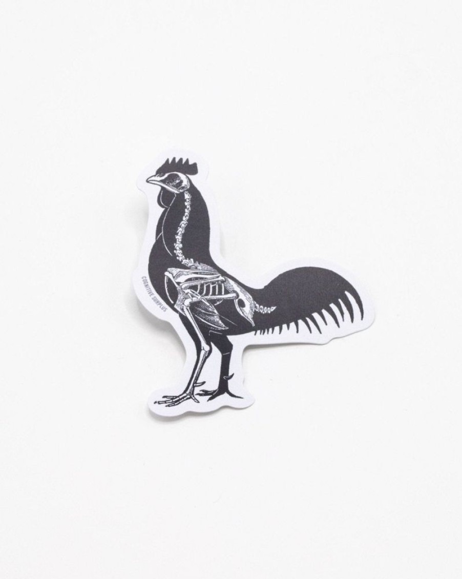 Stationery Cognitive Surplus | Rooster X-Ray Sticker