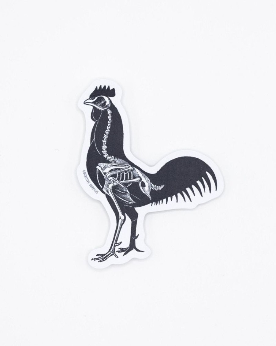 Stationery Cognitive Surplus | Rooster X-Ray Sticker