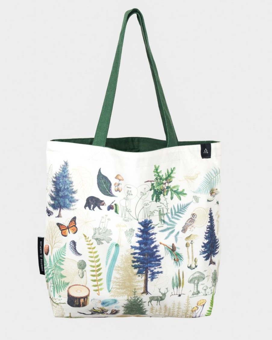 Bags Cognitive Surplus | Tree And Forest Tote Bag | Reversible Tote Bag