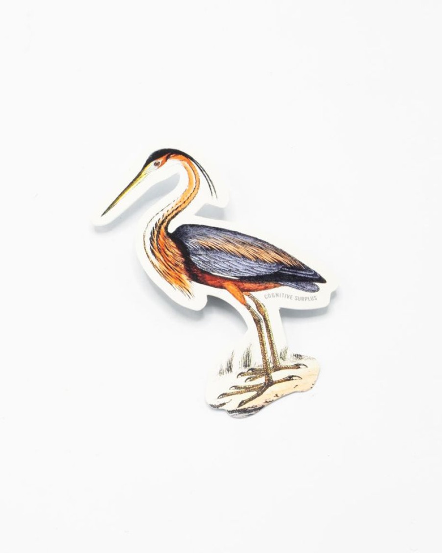 Stationery Cognitive Surplus | Purple Heron Sticker