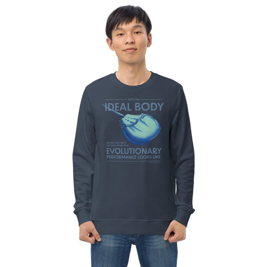 Apparel Cognitive Surplus | Horseshoe Crab: Peak Evolutionary Performance Sweatshirt - Organic