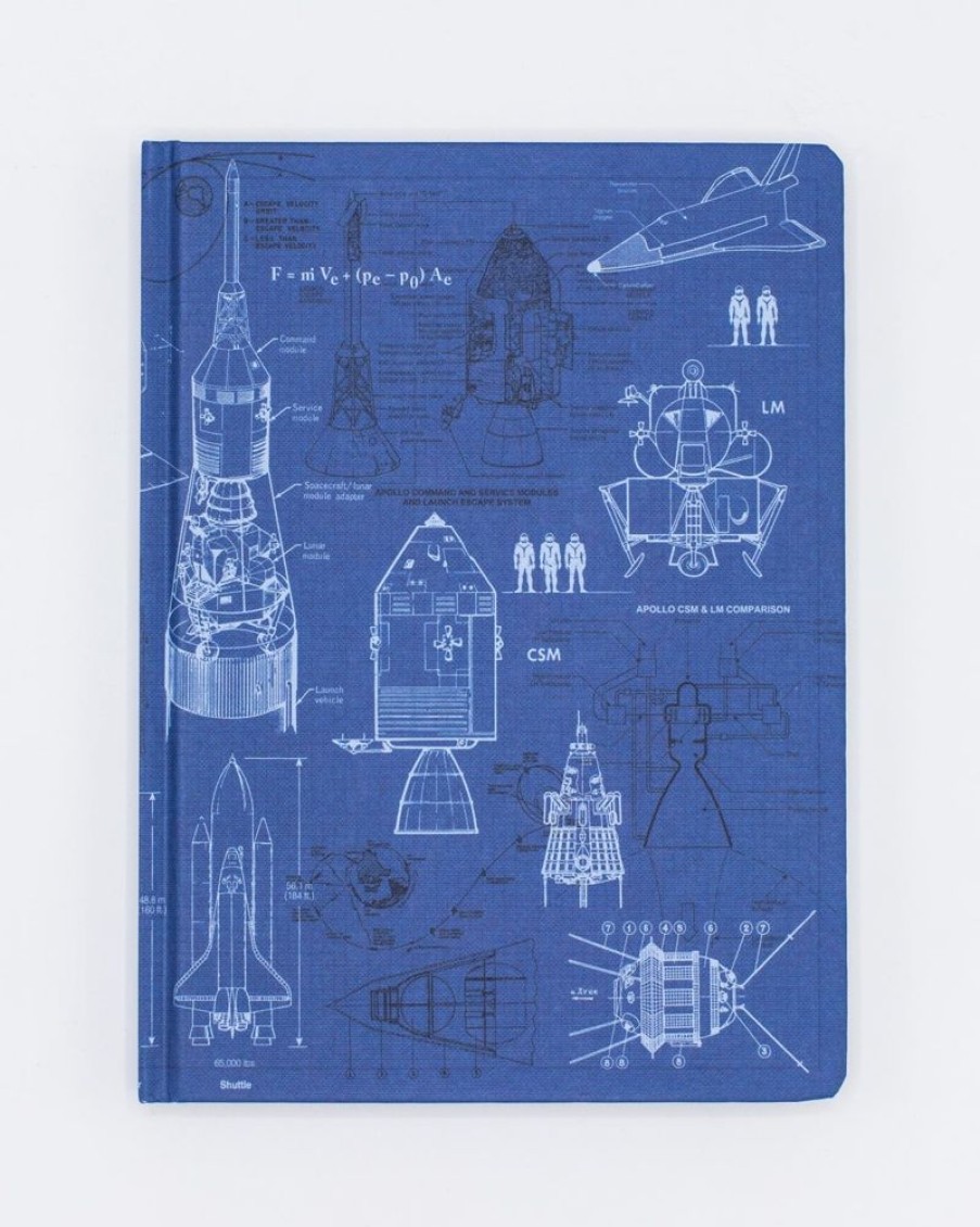 Notebooks Cognitive Surplus | Space Exploration Hardcover Notebook | Space Notebook