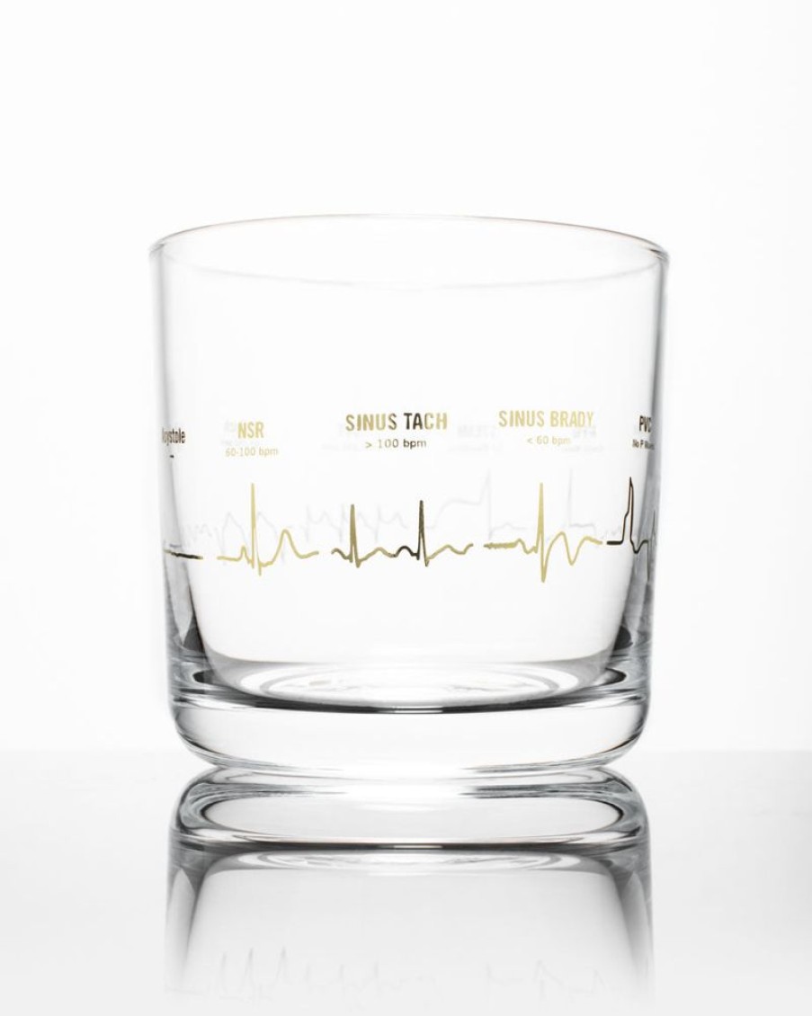 Kitchen + Bar Cognitive Surplus | Heartbeat Whiskey Glass - Scotch Glass | Cognitive Surplus