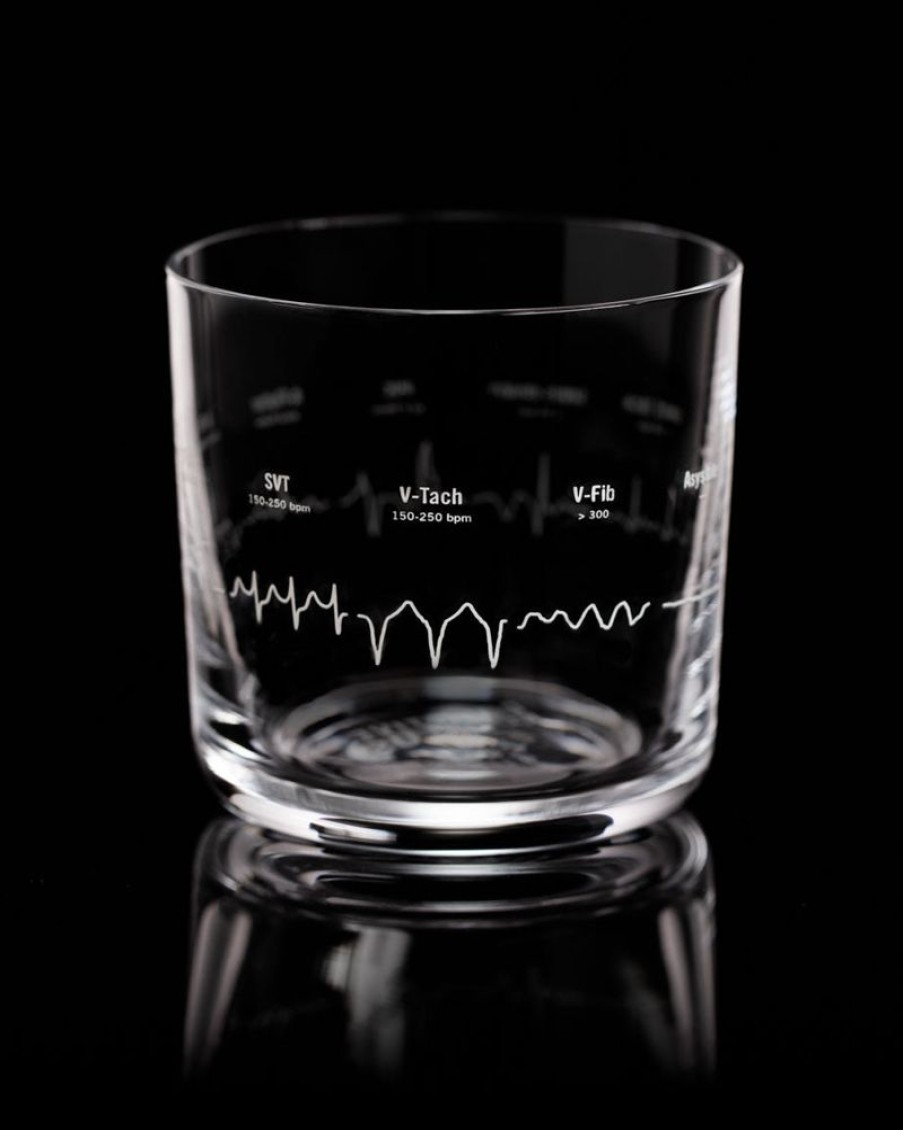 Kitchen + Bar Cognitive Surplus | Heartbeat Whiskey Glass - Scotch Glass | Cognitive Surplus