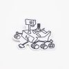 Stationery Cognitive Surplus | Perseverence Mars Rover Doodle Sticker