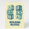 Stationery Cognitive Surplus | Dna Building Blocks Card - New Baby Card | Cognitive Surplus