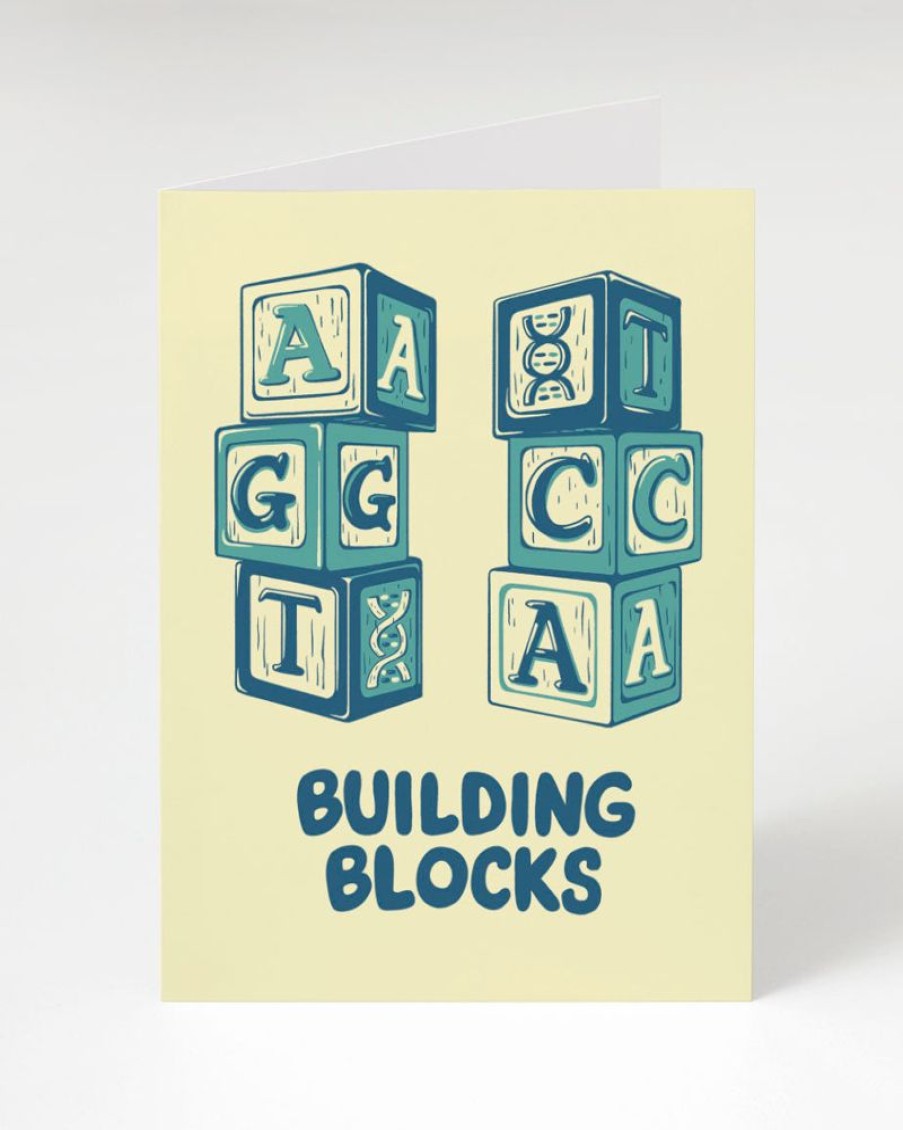 Stationery Cognitive Surplus | Dna Building Blocks Card - New Baby Card | Cognitive Surplus