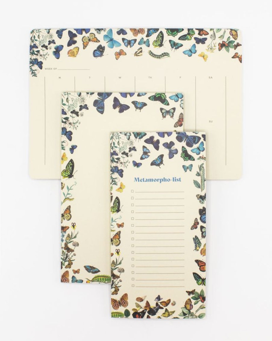 Stationery Cognitive Surplus | Butterfly Notepads - Entomology Market Pad | Cognitive Surplus