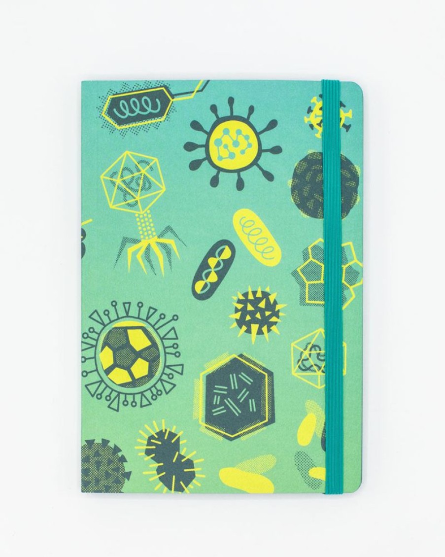 Notebooks Cognitive Surplus | Retro Microbiology A5 Notebook - Dotted Lines | Cognitive Surplus