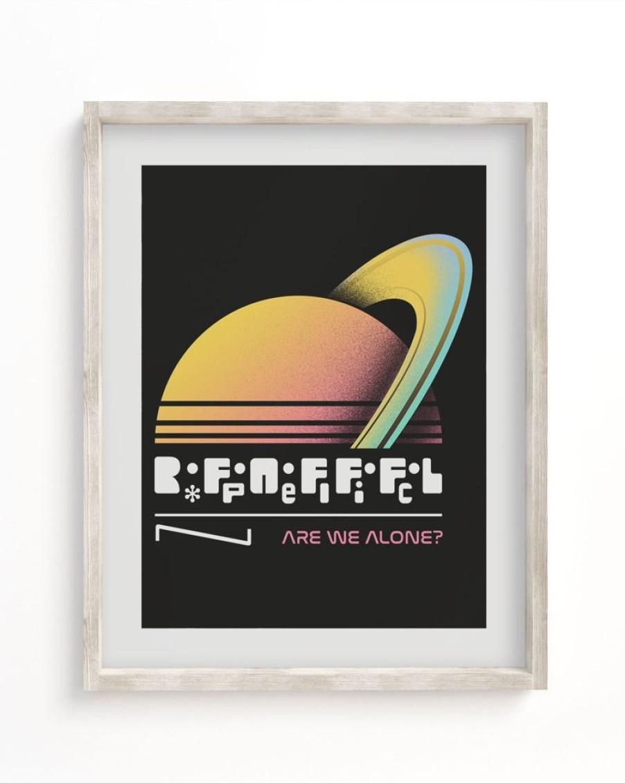 Wall Art Cognitive Surplus | Are We Alone? Drake Equation Museum Print