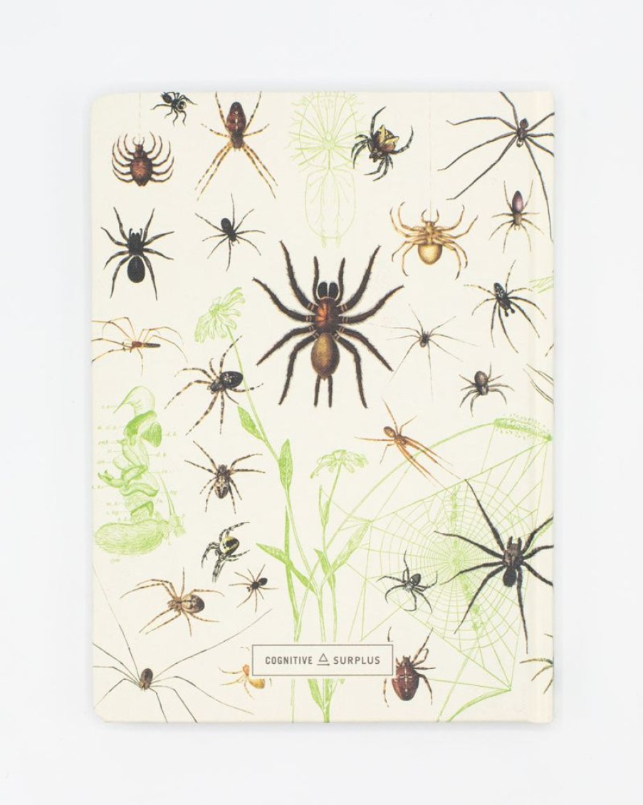 Notebooks Cognitive Surplus | Spiders Hardcover Notebook - Insect Print | Cognitive Surplus