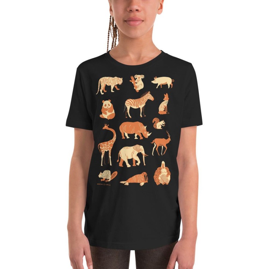 Apparel Cognitive Surplus | Retro Mammals Youth Graphic Tee