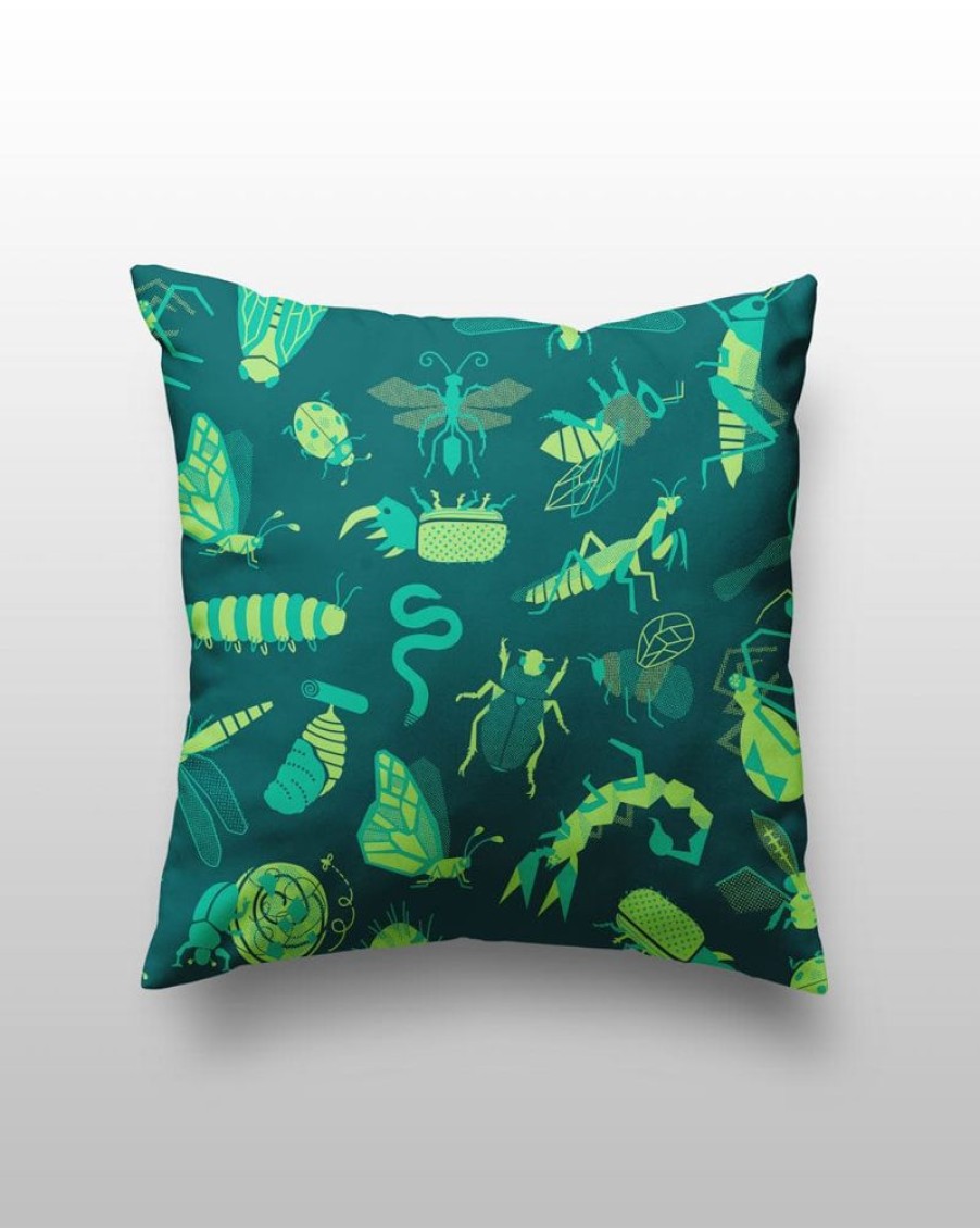 Home Cognitive Surplus | Retro Insects Pillow Cover