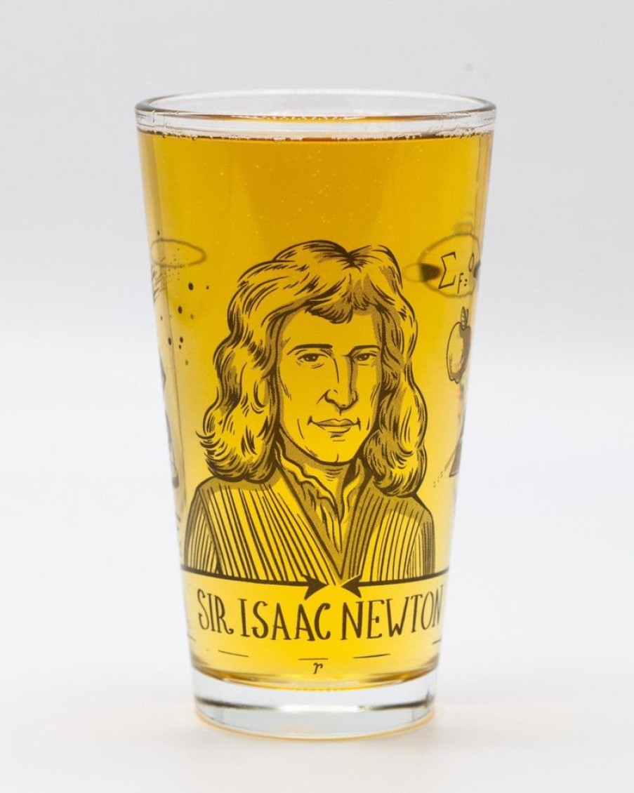 Kitchen + Bar Cognitive Surplus | Isaac Newton Pint Glass | Physics Gift