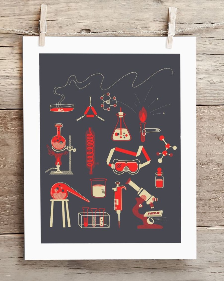 Wall Art Cognitive Surplus | Chemistry Lab Museum Print | Chemistry Gift