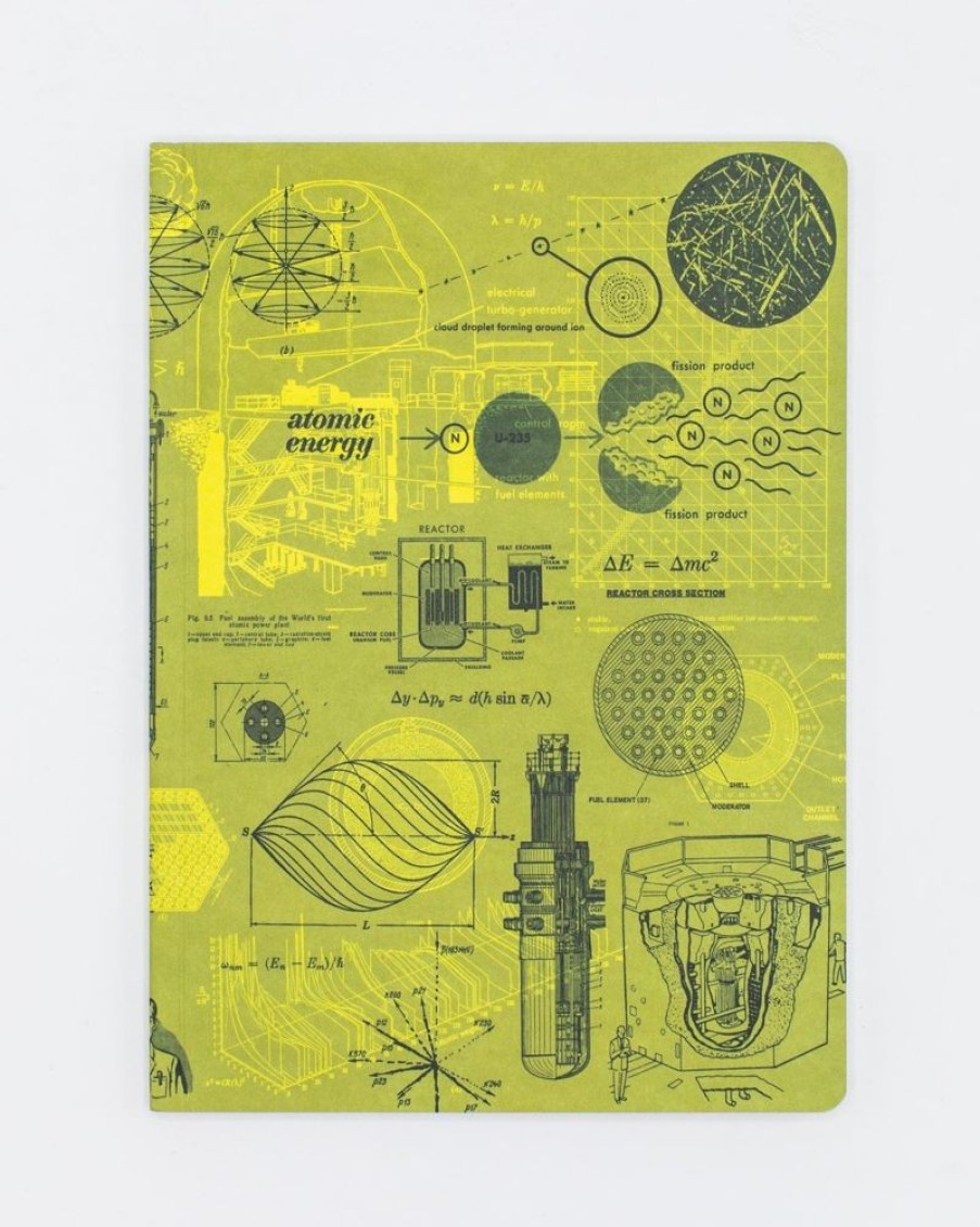 Notebooks Cognitive Surplus | Nuclear Physics Notebook - Softcover | Dotted Journal