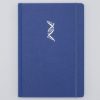 Notebooks Cognitive Surplus | Genetics & Dna A5 Hardcover Notebook - Dotted Lines Tech Blue