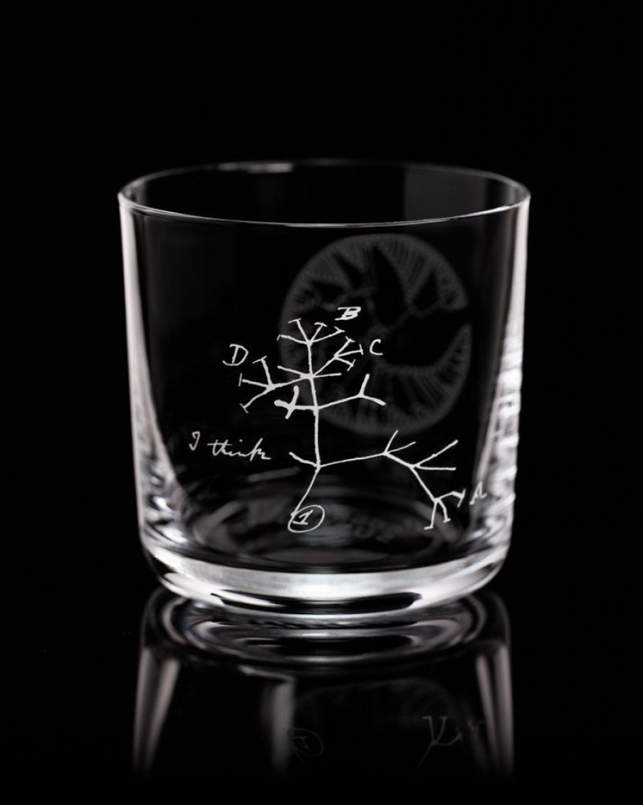 Kitchen + Bar Cognitive Surplus | Evolution Tree Of Life Whiskey Glass - Scotch Glass | Cognitive Surplus