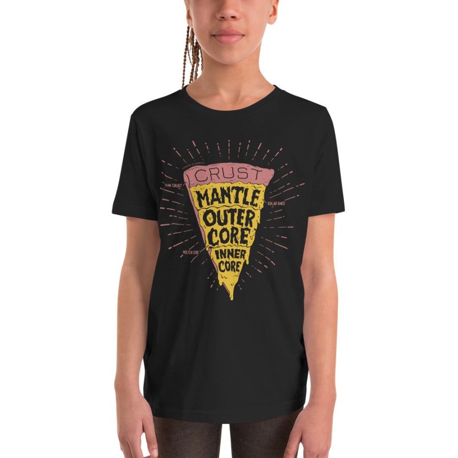 Apparel Cognitive Surplus | Slice Of Earth Pizza Youth Graphic Tee