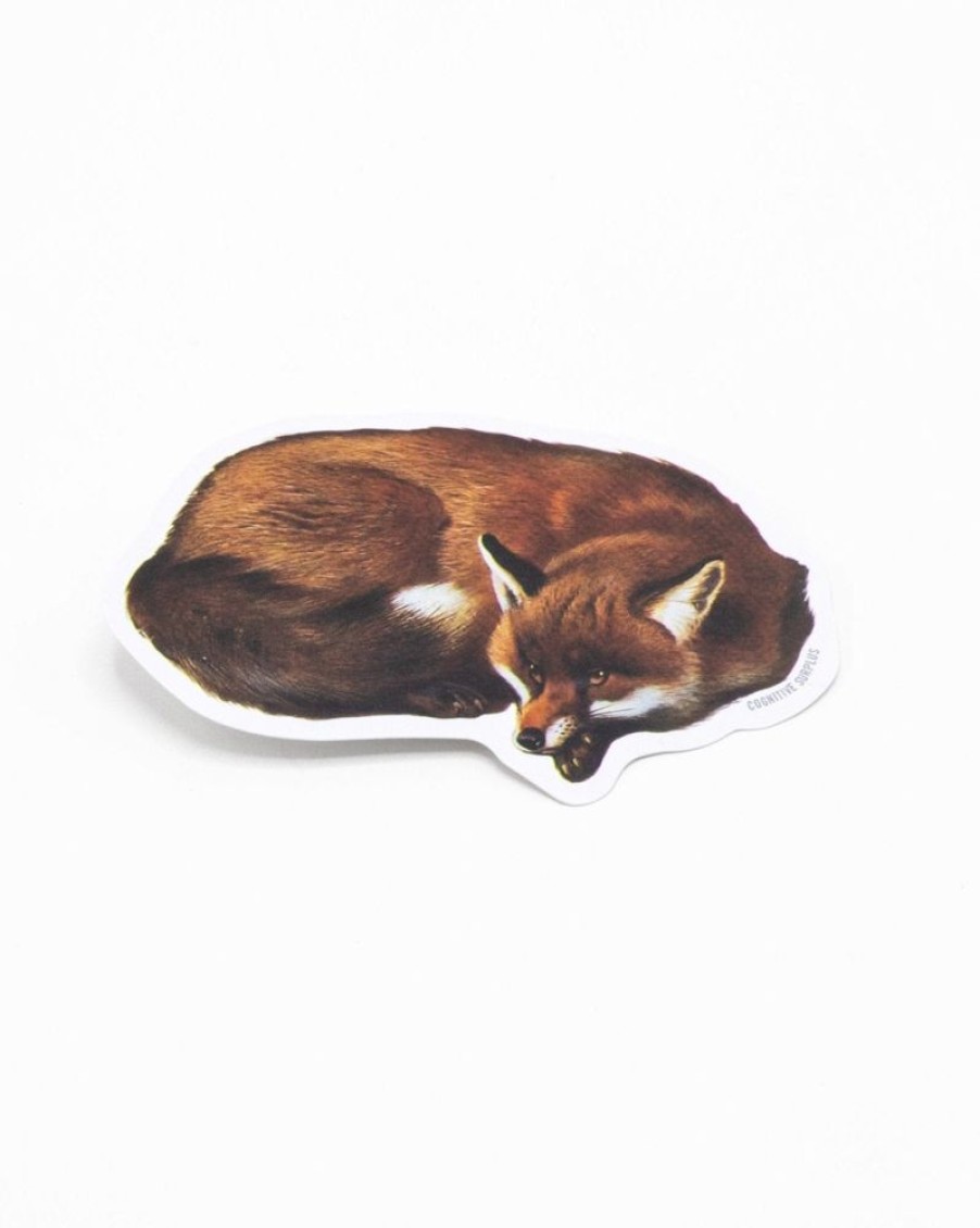 Stationery Cognitive Surplus | Red Fox Sticker