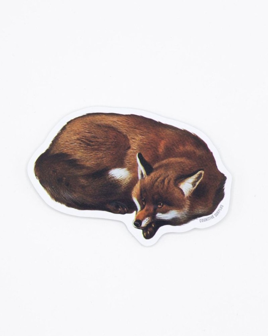 Stationery Cognitive Surplus | Red Fox Sticker