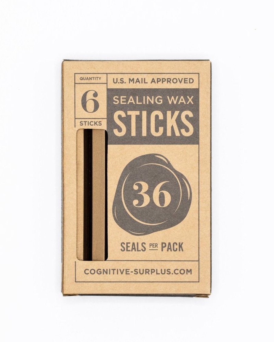 Stationery Cognitive Surplus | Bronze Shimmer Sealing Wax Sticks