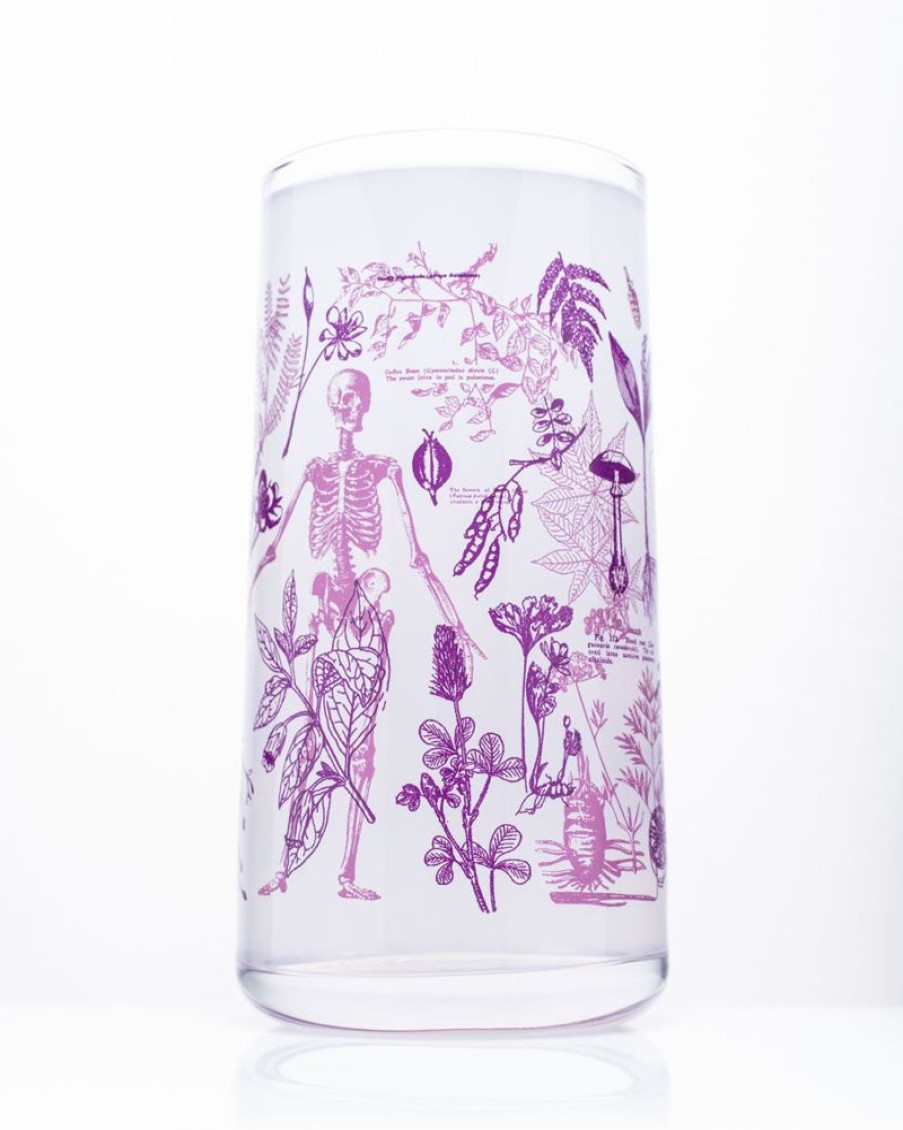 Kitchen + Bar Cognitive Surplus | Poisonous Plants Drinking Glass Tumbler Glass | Cognitive Surplus