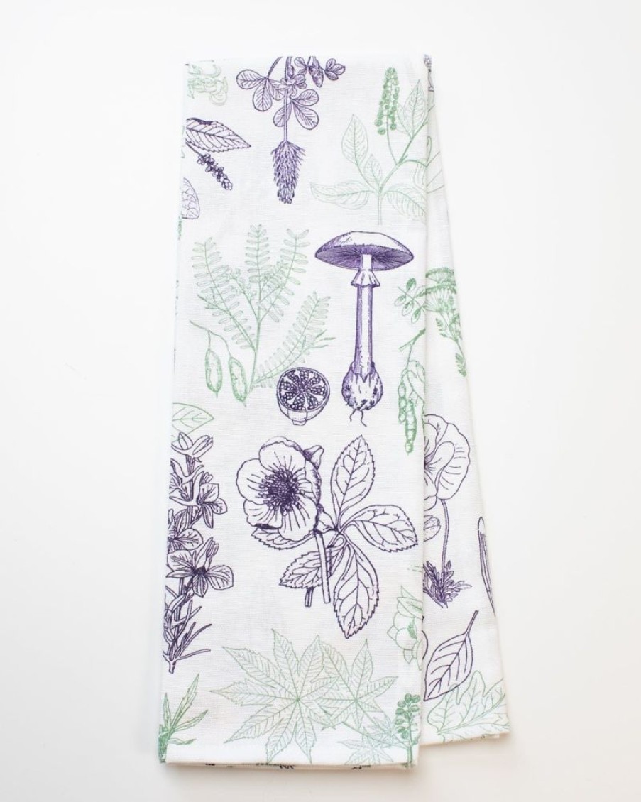 Home Cognitive Surplus | Poisonous Plants Printed Tea Towel | Cognitive Surplus