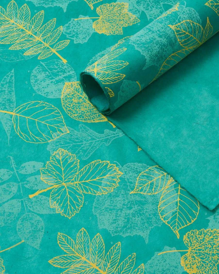 Stationery Cognitive Surplus | Fallen Leaves Wrapping Paper