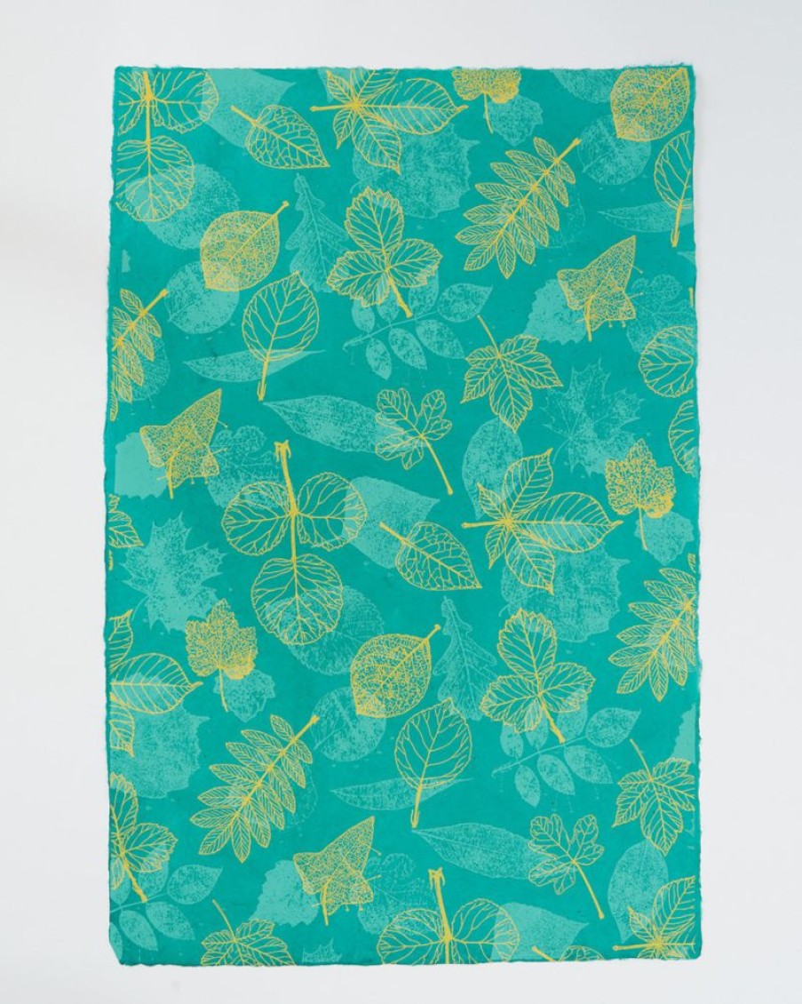 Stationery Cognitive Surplus | Fallen Leaves Wrapping Paper