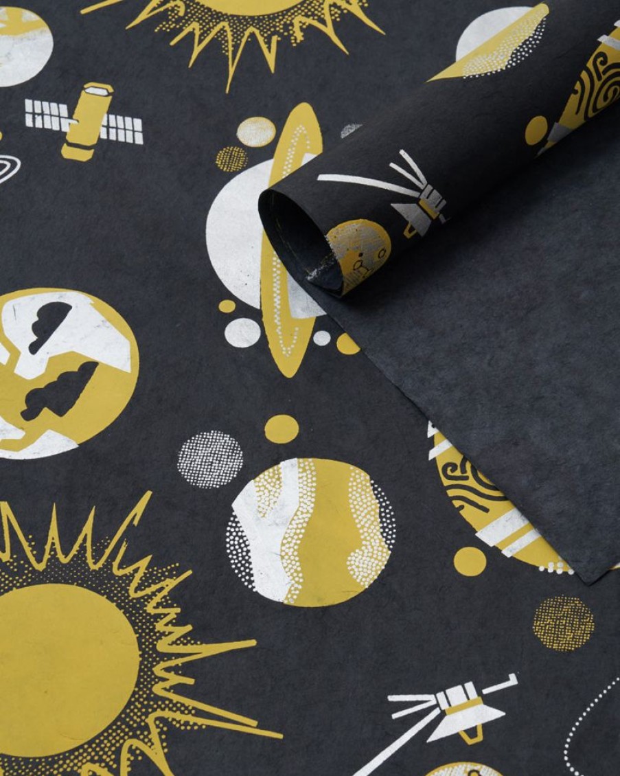 Stationery Cognitive Surplus | Retro Space Wrapping Paper