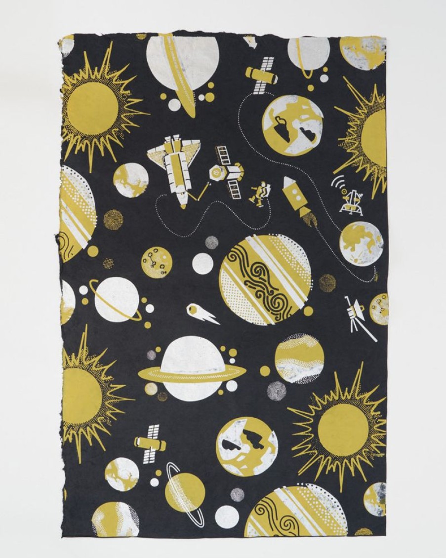 Stationery Cognitive Surplus | Retro Space Wrapping Paper