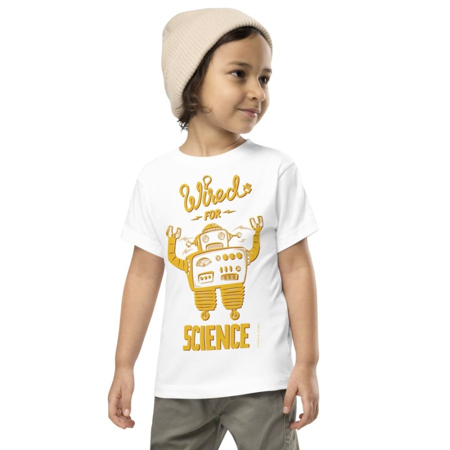 Apparel Cognitive Surplus | Wired For Science Toddler Tee Shirt