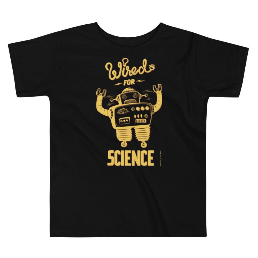 Apparel Cognitive Surplus | Wired For Science Toddler Tee Shirt