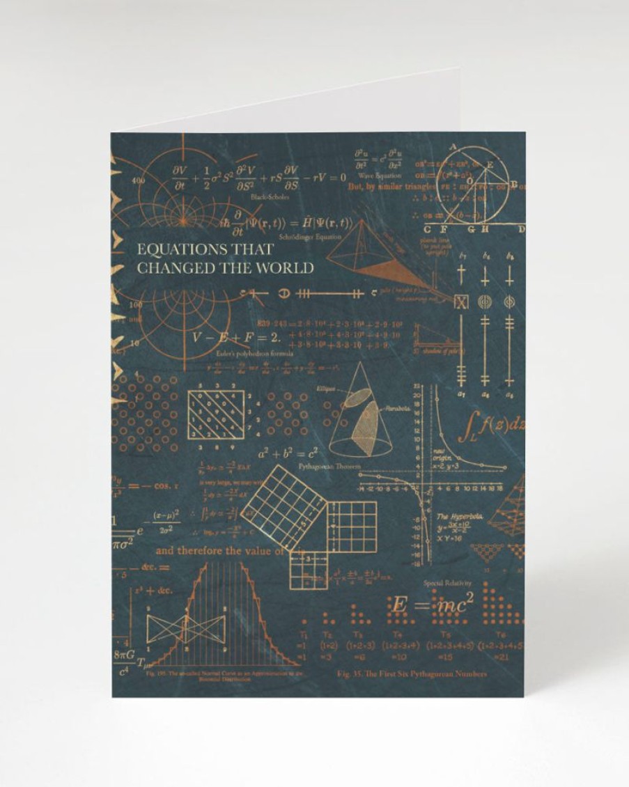 Stationery Cognitive Surplus | Equations That Changed The World - Math Greeting Card | Cognitive Surplus