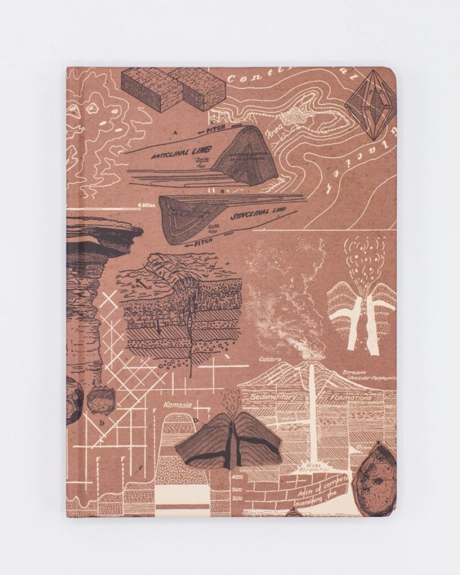 Notebooks Cognitive Surplus | Geology Notebook - Hardcover | Geologist Gift