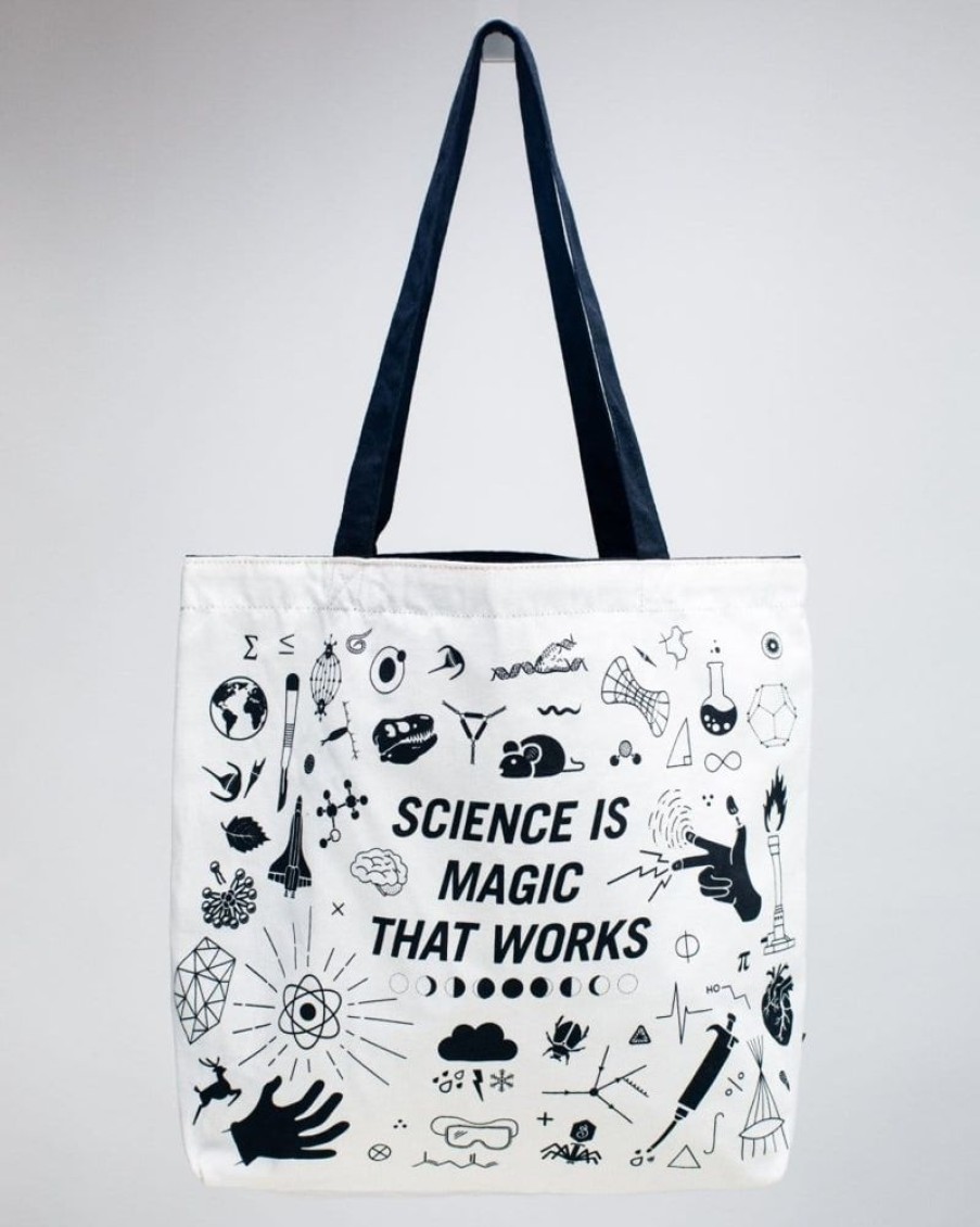 Bags Cognitive Surplus | Science Is Magic Tote Bag | Reversible Tote