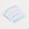 Stationery Cognitive Surplus | Let'S Get Physical Sticker