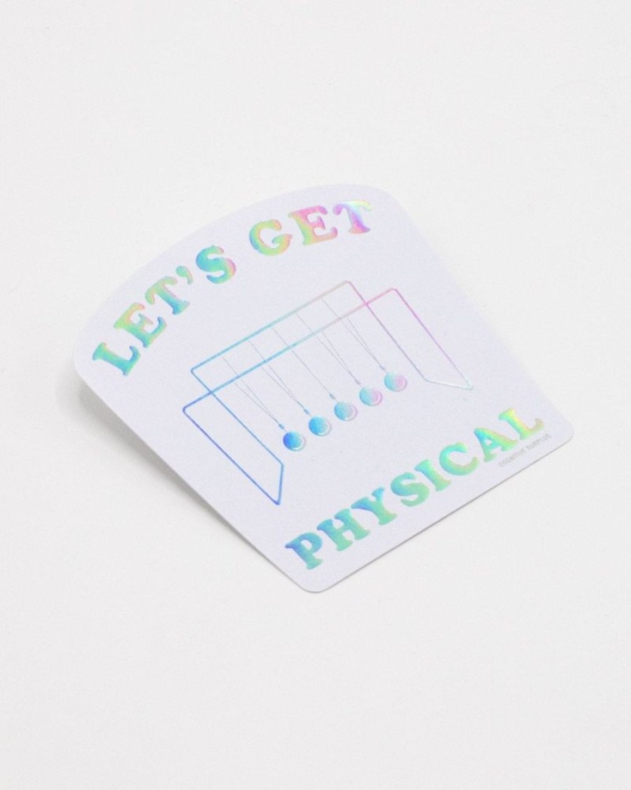 Stationery Cognitive Surplus | Let'S Get Physical Sticker