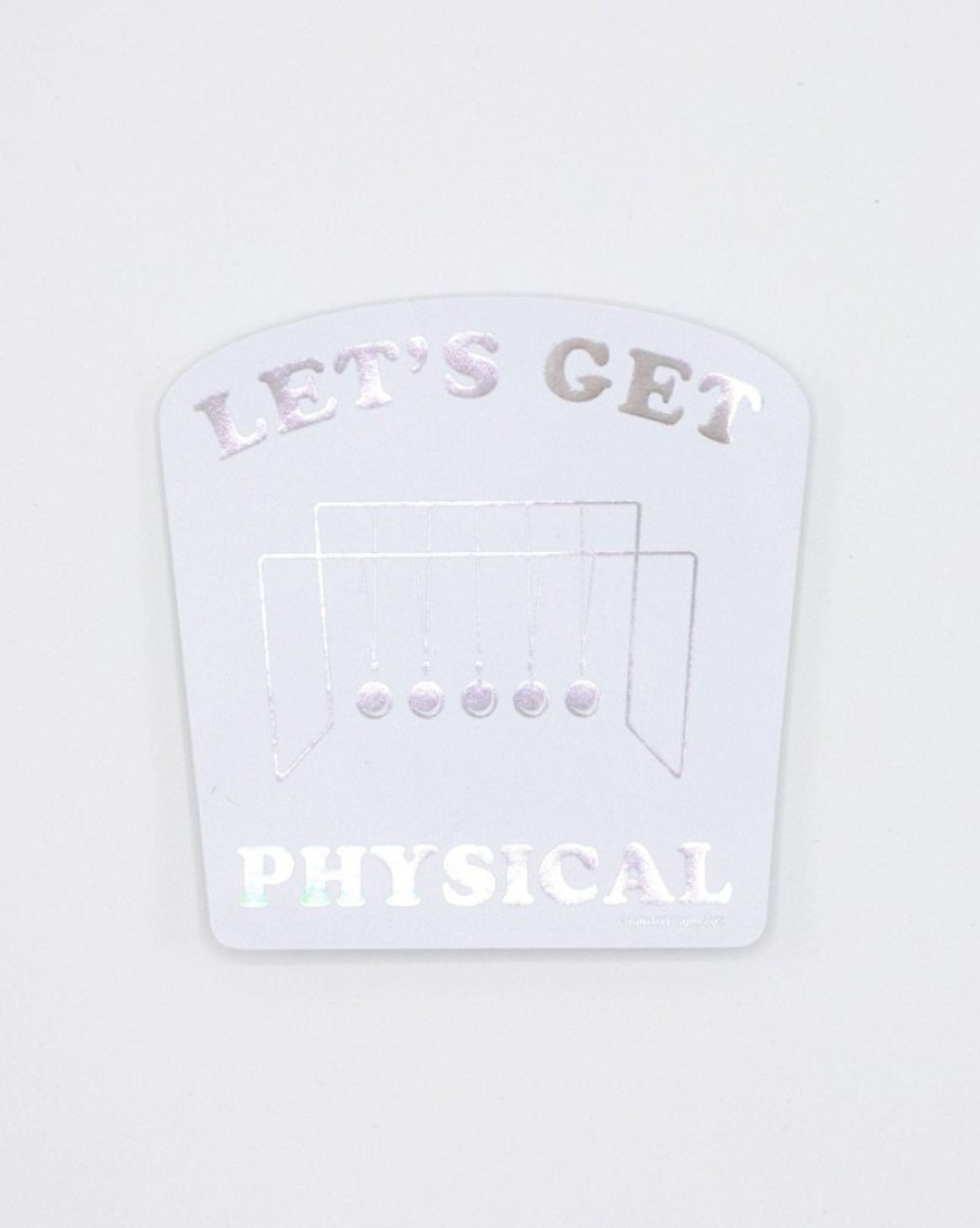 Stationery Cognitive Surplus | Let'S Get Physical Sticker