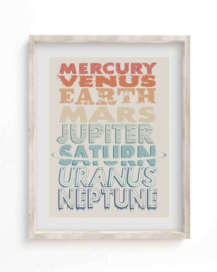 Wall Art Cognitive Surplus | The Planets Museum Print