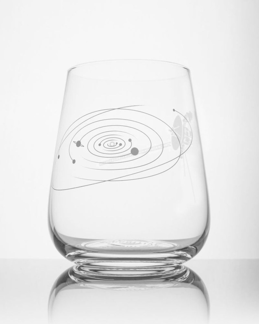 Kitchen + Bar Cognitive Surplus | Voyage To The Unknown Wine Glass - Voyager 1 | Cognitive Surplus