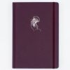 Notebooks Cognitive Surplus | Jellyfish A5 Hardcover Notebook - Dotted Lines | Cognitive Surplus Sea Cucumber Purple