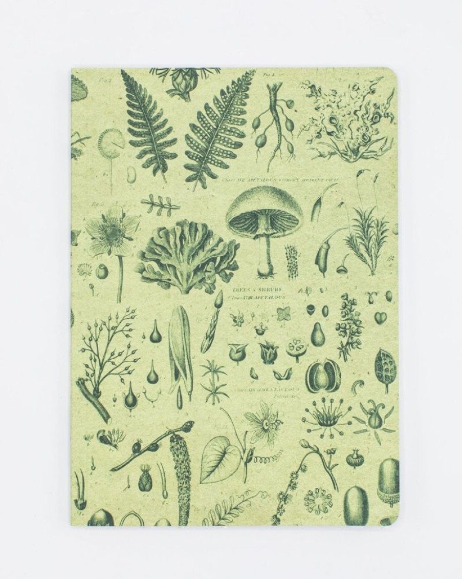 Notebooks Cognitive Surplus | Botanical Print Softcover Notebook | Hiking Journal