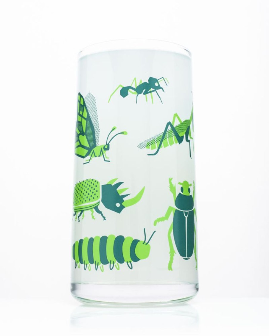 Kitchen + Bar Cognitive Surplus | Retro Insects Drinking Glass - Entomology Tumbler | Cognitive Surplus