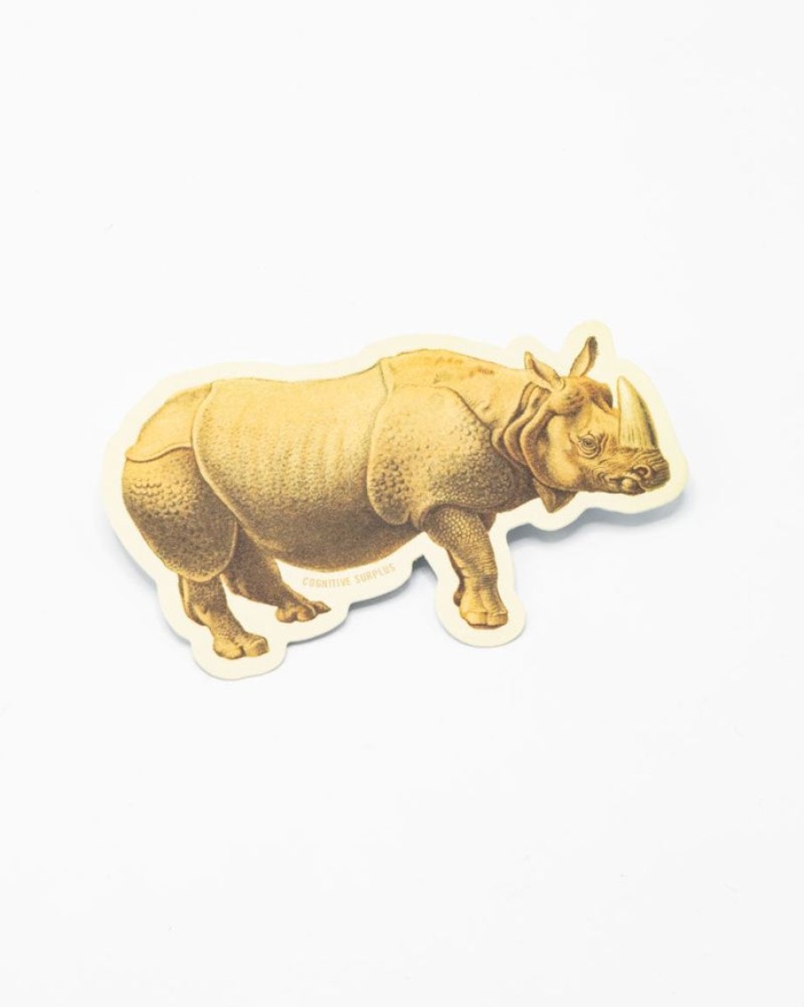 Stationery Cognitive Surplus | Rhinoceros Sticker